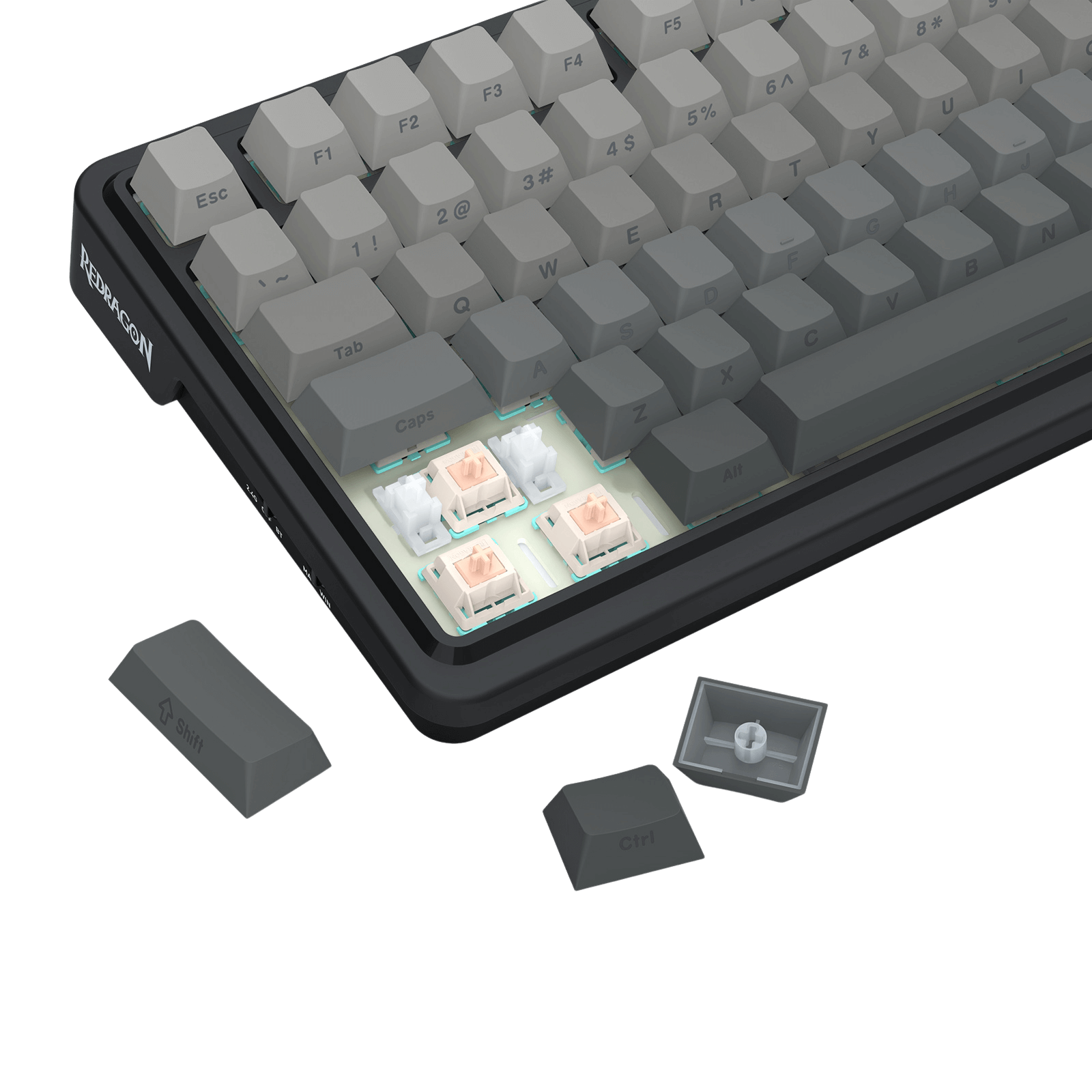 Redragon EISA K686 PRO Gradient Black Wireless Gasket RGB Gaming Keyboard