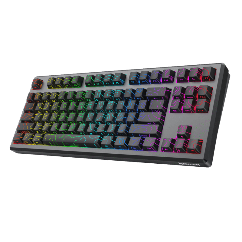 Redragon URANUS K737 PRO TKL CNC Aluminum Keyboard (Black Contour Side Print Keycap)