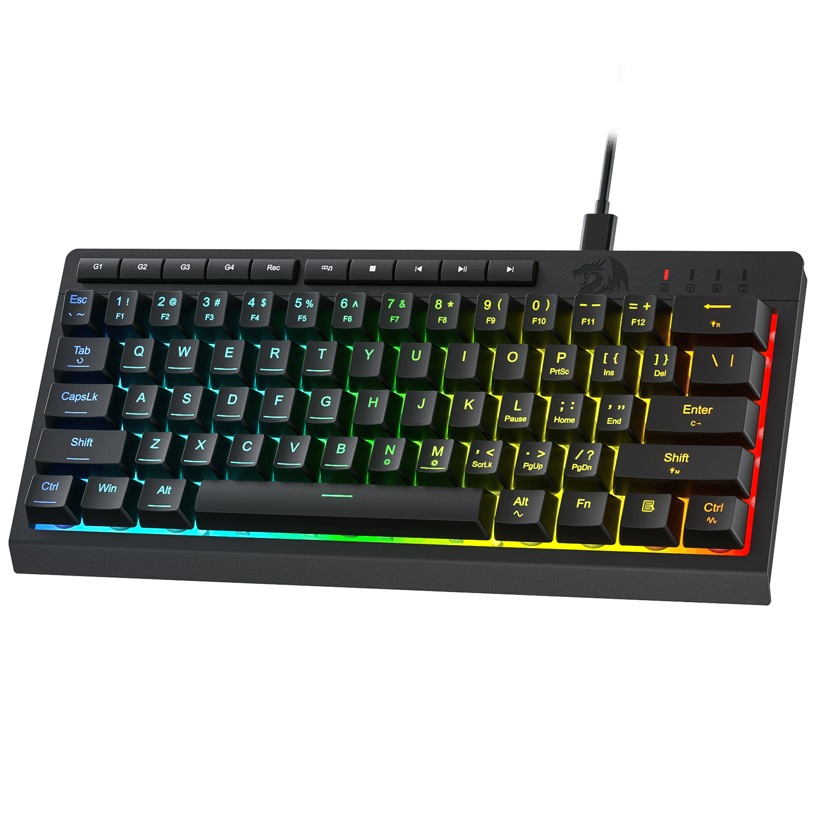 Redragon SHIVA K522 RGB 61 Keys Membrane Gaming Keyboard