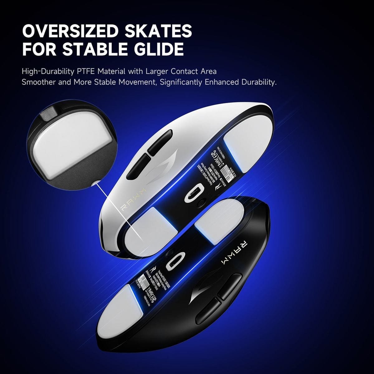 RAWM Leviathan V4 - Chuột gaming không dây siêu nhẹ chip Nordic RF54