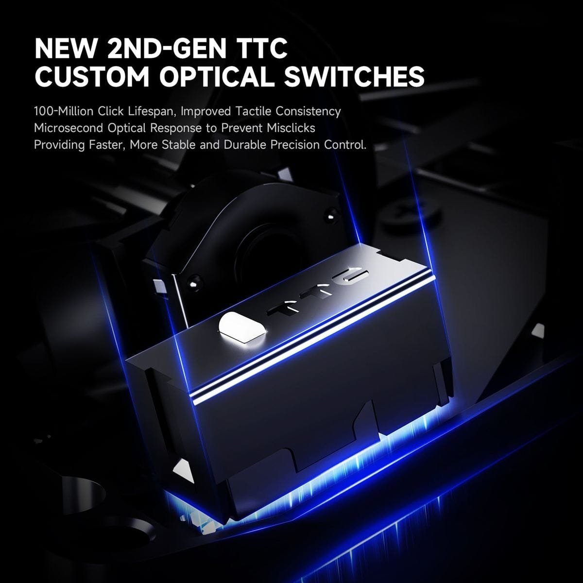 RAWM Leviathan V4 - Chuột gaming không dây siêu nhẹ chip Nordic RF54